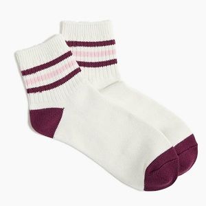 J.Crew Women’s Striped Boot socks - BM251 - One Size - NWT.